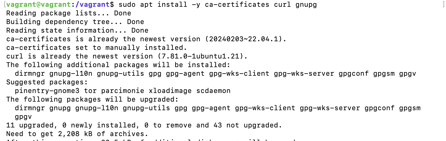installation of docker engine