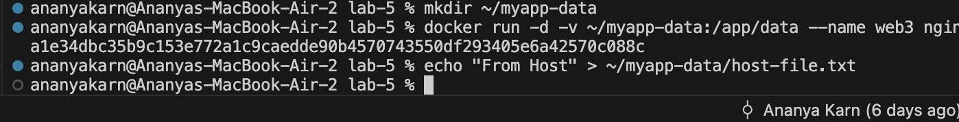 Create Directory on Host